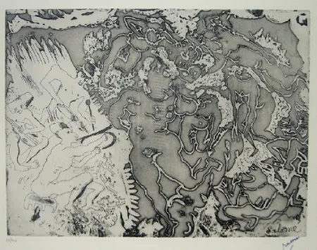 Acquaforte Pascin - Salomé, Salomé