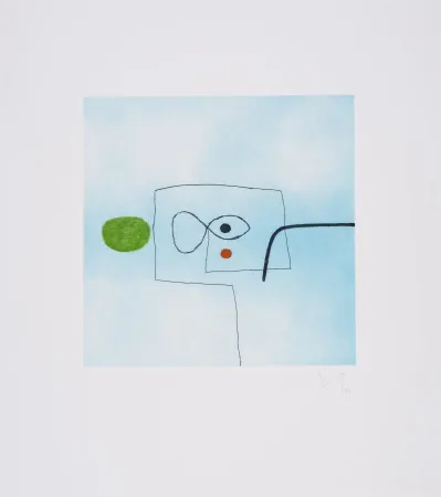 Acquaforte E Acquatinta Pasmore - Images on the Wall F, Edition A