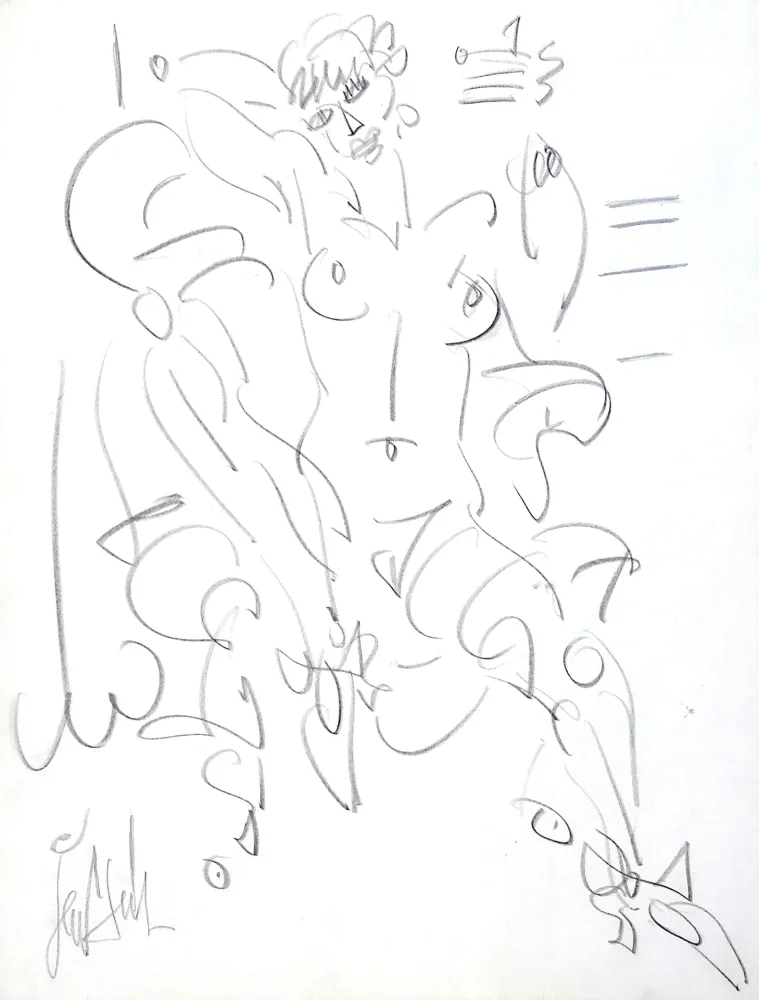 Non Tecnico Paul  - Femme nue assise