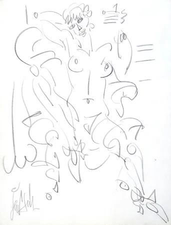 Non Tecnico Paul  - Femme nue assise