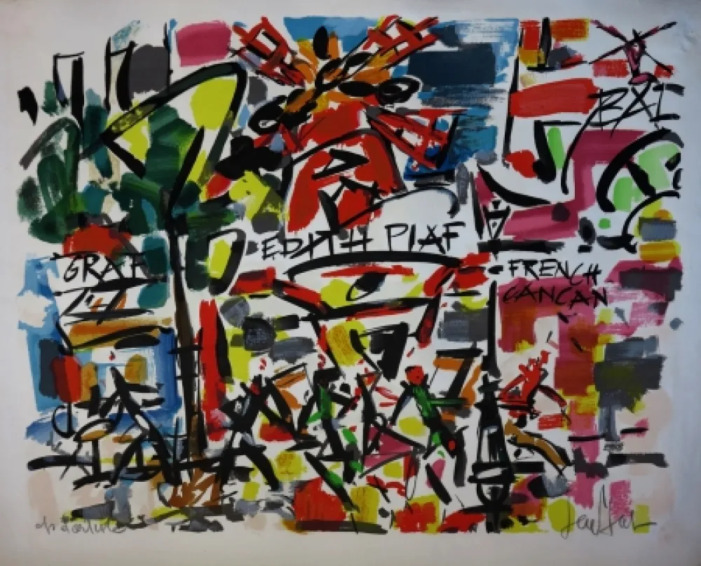 Litografia Paul  - Le Moulin Rouge / The Moulin Rouge - Paris