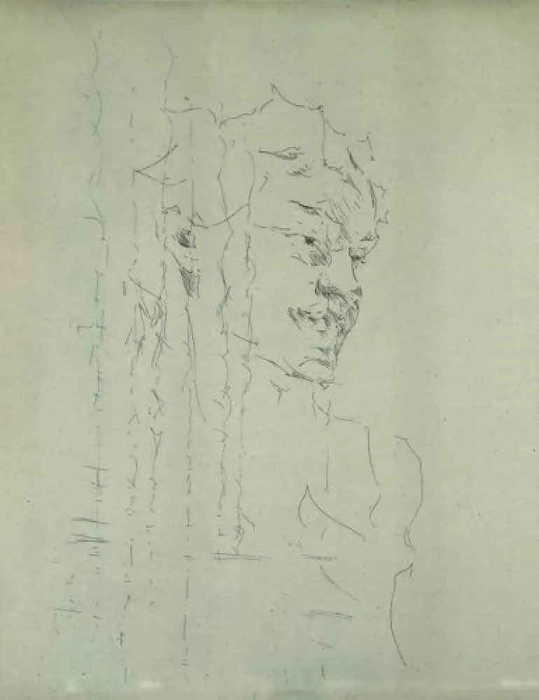 Incisione Paul P - Bust de la Bacant III