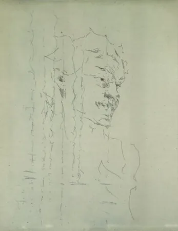 Incisione Paul P - Bust de la Bacant III