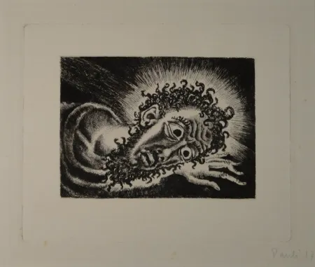 Incisione Pauli - Christuskopf