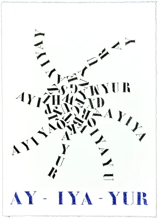 Litografia Pedersen - Aye