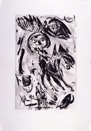 Incisione Pedersen - Cavalier noir