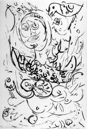 Acquaforte Pedersen - Chariot du soleil