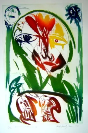 Acquatinta Pedersen - Derriere le Miroir