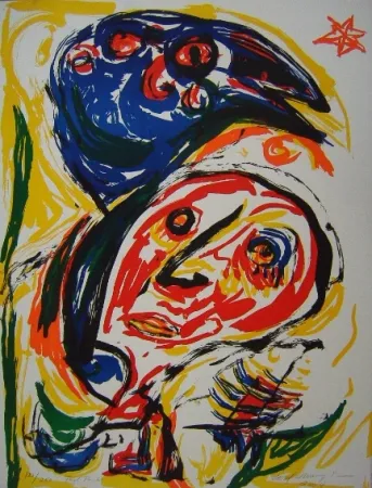 Litografia Pedersen - Fugl Føniks