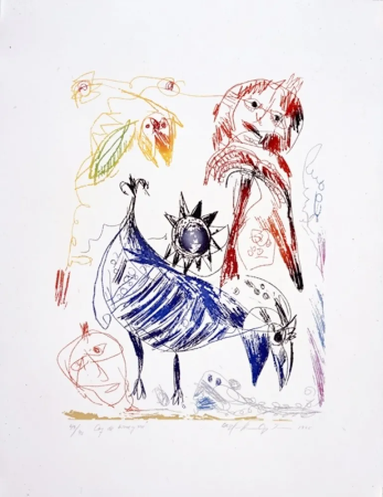 Acquaforte Pedersen - Le coq de Bruyère