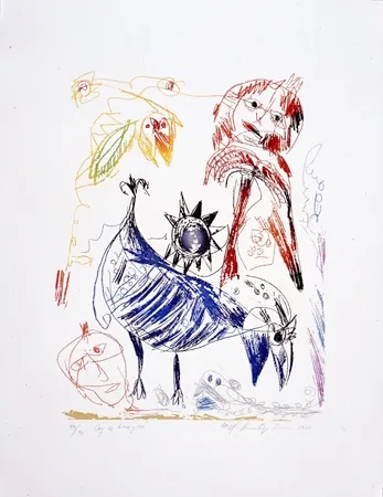 Acquaforte Pedersen - Le coq de Bruyère