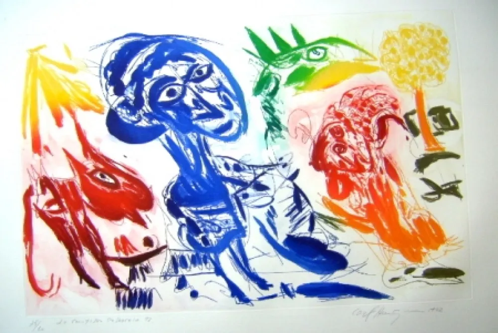 Acquatinta Pedersen - Le courtisan ensorcele