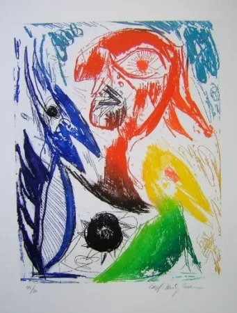 Acquatinta Pedersen - L'Ile d'elle  I