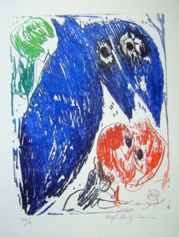 Acquatinta Pedersen - L'Ile d'elle VI