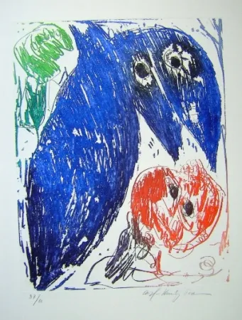 Acquatinta Pedersen - L'Ile d'elle VI