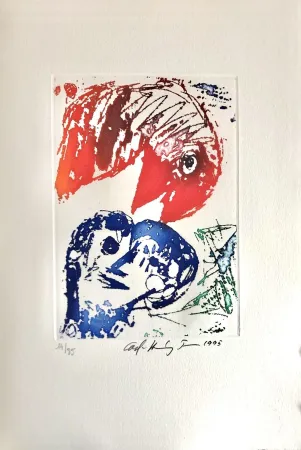 Acquaforte Pedersen - Quatre chansons pour un château de Puisaye