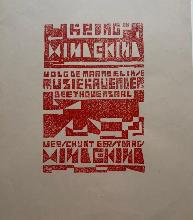 Linoincisione Peeters - Kring Windekind