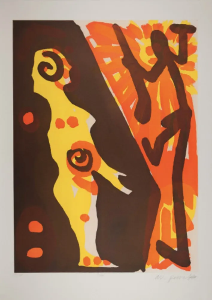 Acquaforte E Acquatinta Penck - Serie I Rächer