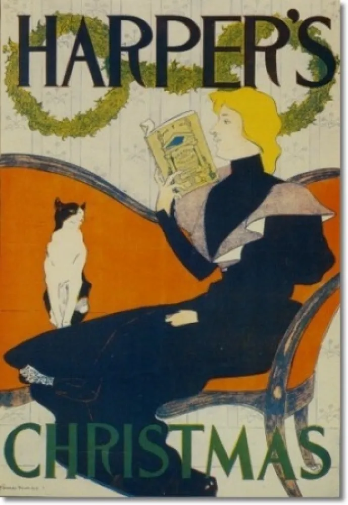 Litografia Penfield - Harper's Christmas