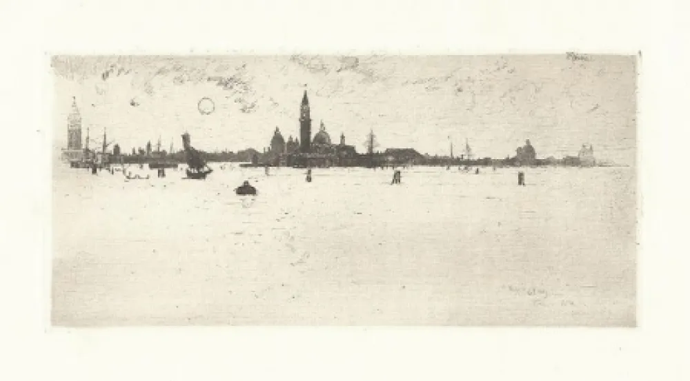 Incisione Pennell - Venice from the Sea