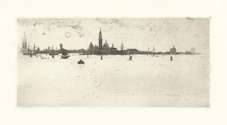 Incisione Pennell - Venice from the Sea