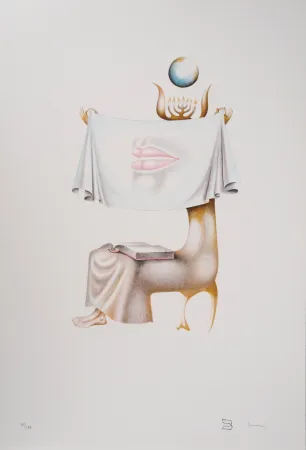 Litografia Pérahim - L'Alphabet Hébreu : Lecture sacrée