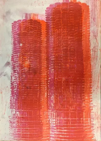 Litografia Perez  - Marina Towers, Chicagoch