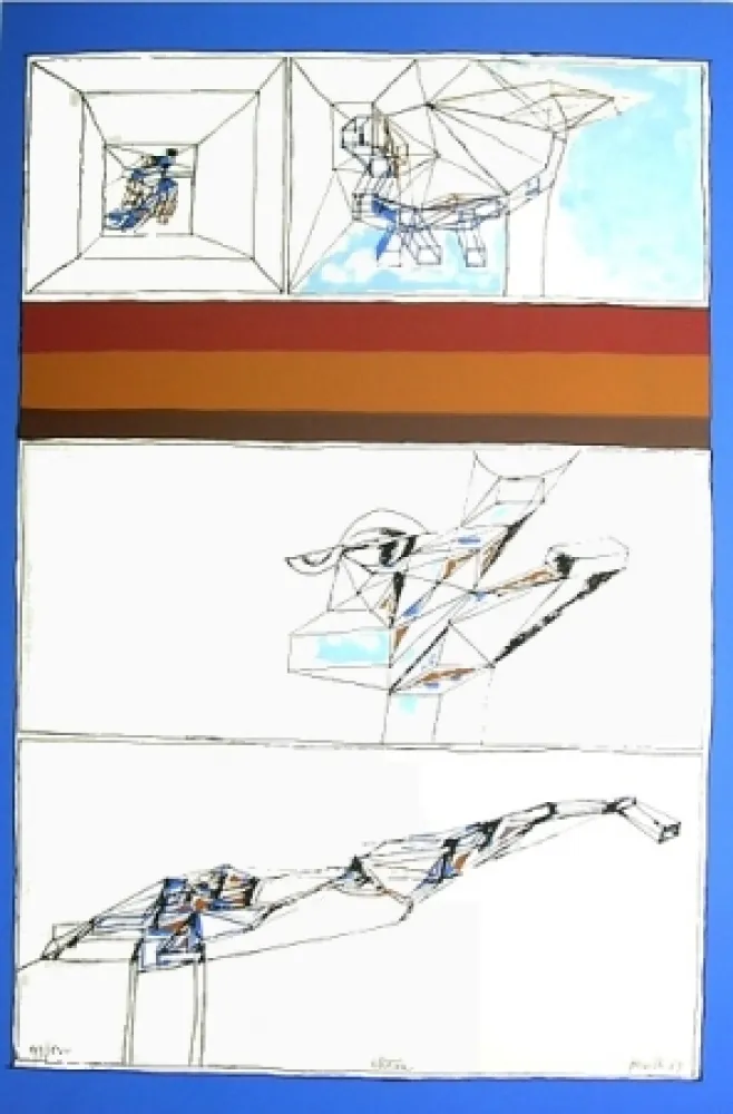 Litografia Perilli - Aktion