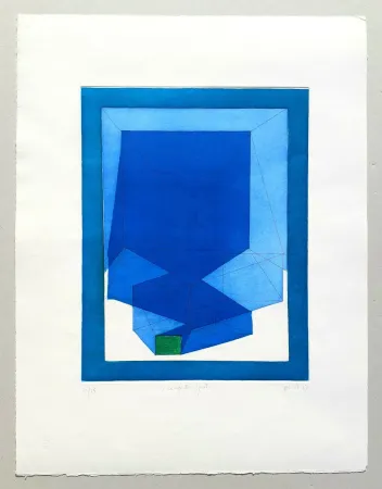 Acquatinta Perilli - Il computer ignoto