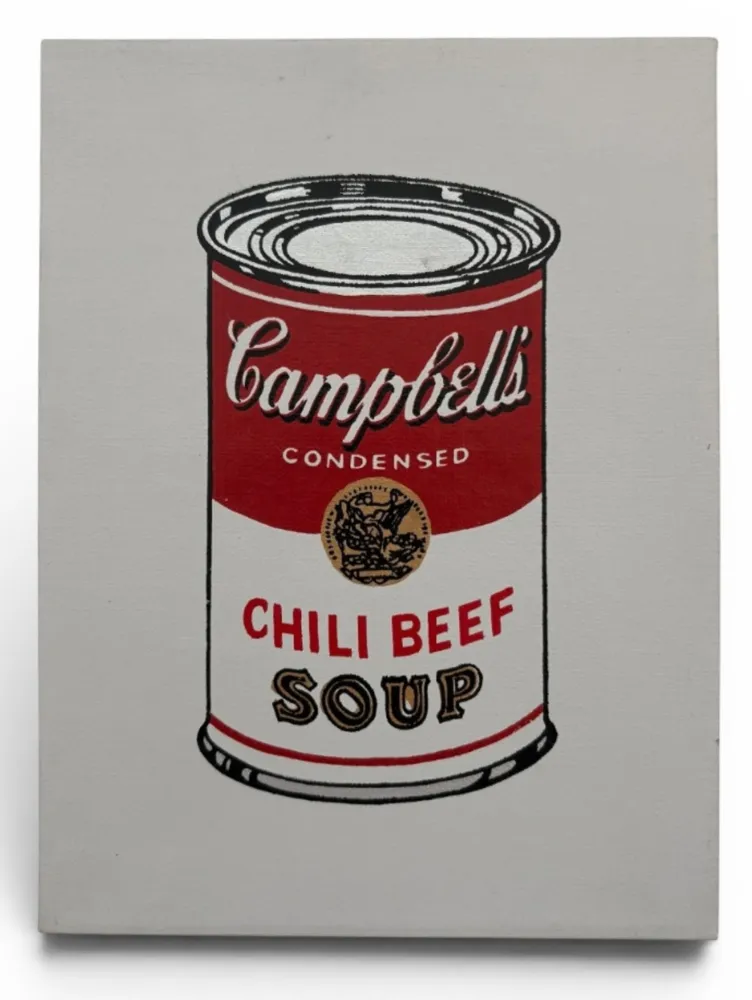 Multiplo Pettibon - Andy Warhol, Campell’s Soup, Chili Beef