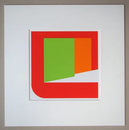 Serigrafia Pfahler - Komposition 1969
