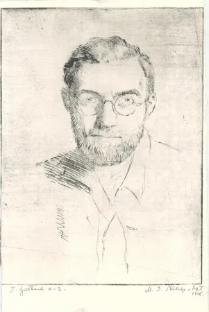 Acquaforte Philipp - Selbstbildnis