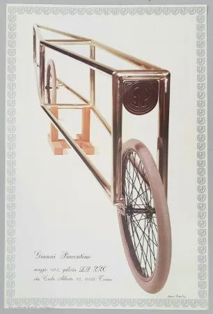 Litografia Piacentino - Mostra Galleria LP220, 1972 - Manifesto firmato