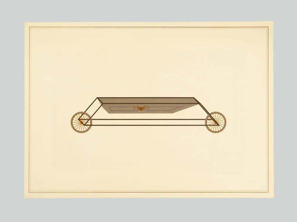 Litografia Piacentino - Vehicle sculpture. Wall sculpture (e)