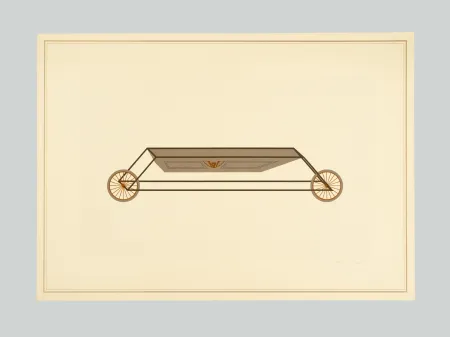 Litografia Piacentino - Vehicle sculpture. Wall sculpture (e)