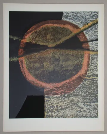 Serigrafia Piaubert - Composition V.-1964