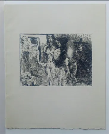 Acquatinta Picasso - 21 May 1968  - La Celestina - La Célestine