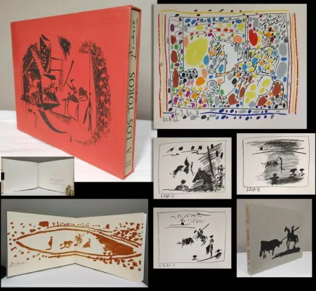 Litografia Picasso - A Los Toros avec Picasso full Set 