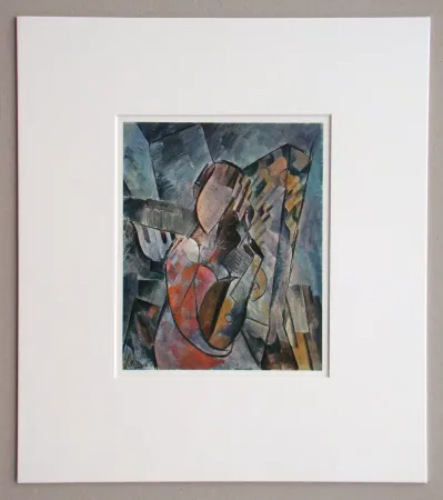 Rotocalcografia Picasso (After) - Femme à la guitare, 1909