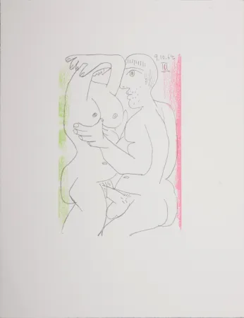 Litografia Picasso (After) - Le Goût du Bonheur (W), 1970