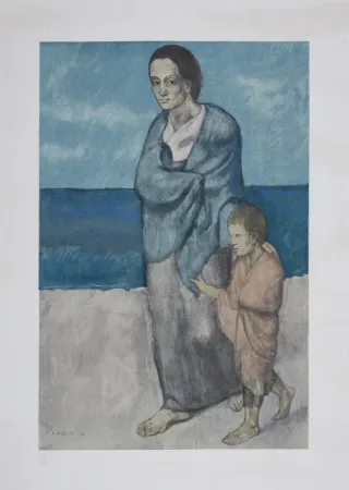 Non Tecnico Picasso (After) - Mère et enfant, circa 1950