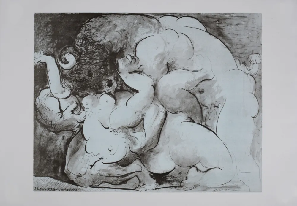 Litografia Picasso (After) - Minautore, 1946