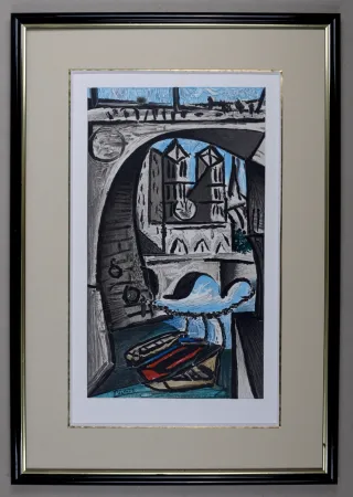 Litografia Picasso (After) - Notre-Dame, 1979