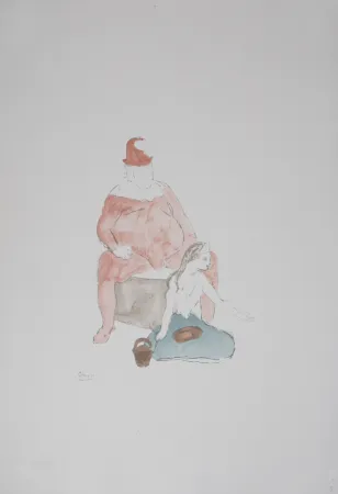 Litografia Picasso (After) - Saltimbanque, 1946