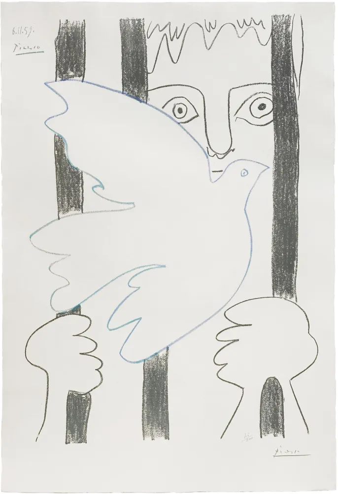 Litografia Picasso - Amnistia