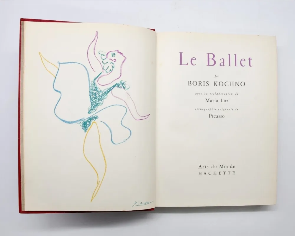 Litografia Picasso - Boris Kokhno-Le Ballet- Ballerina