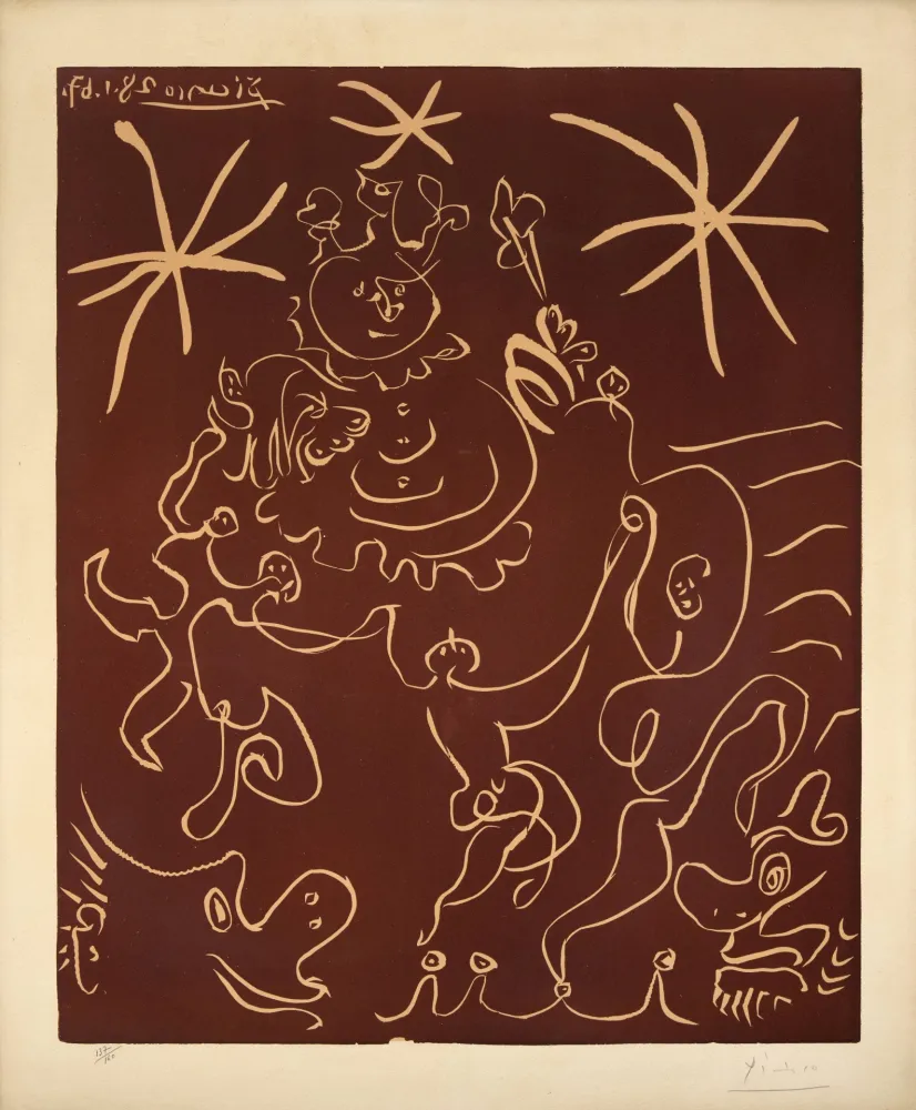 Linoincisione Picasso - Carnaval