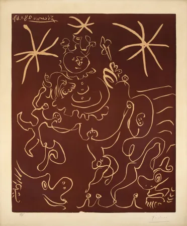 Linoincisione Picasso - Carnaval