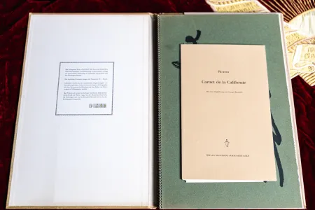 Libro Illustrato Picasso - Carnet de Californie 1th edition numbered 