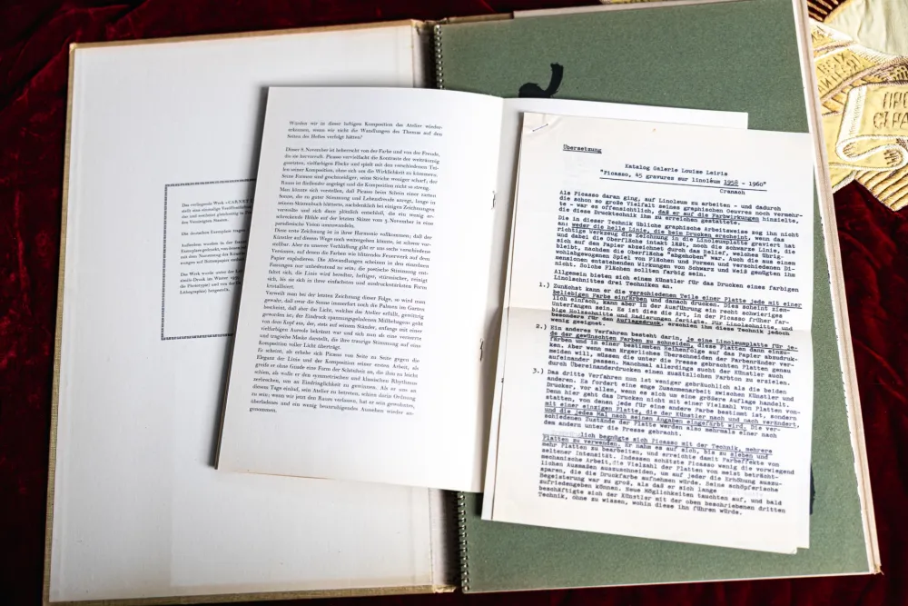 Libro Illustrato Picasso - Carnet de la Californie 246/500 